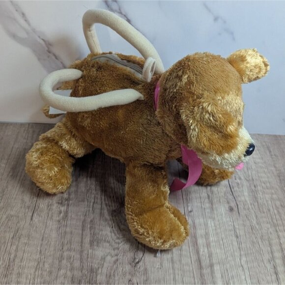 Toby NYC dog handbag purse toy pink ribbon bow zipper pocket 10" - Picture 7 of 13